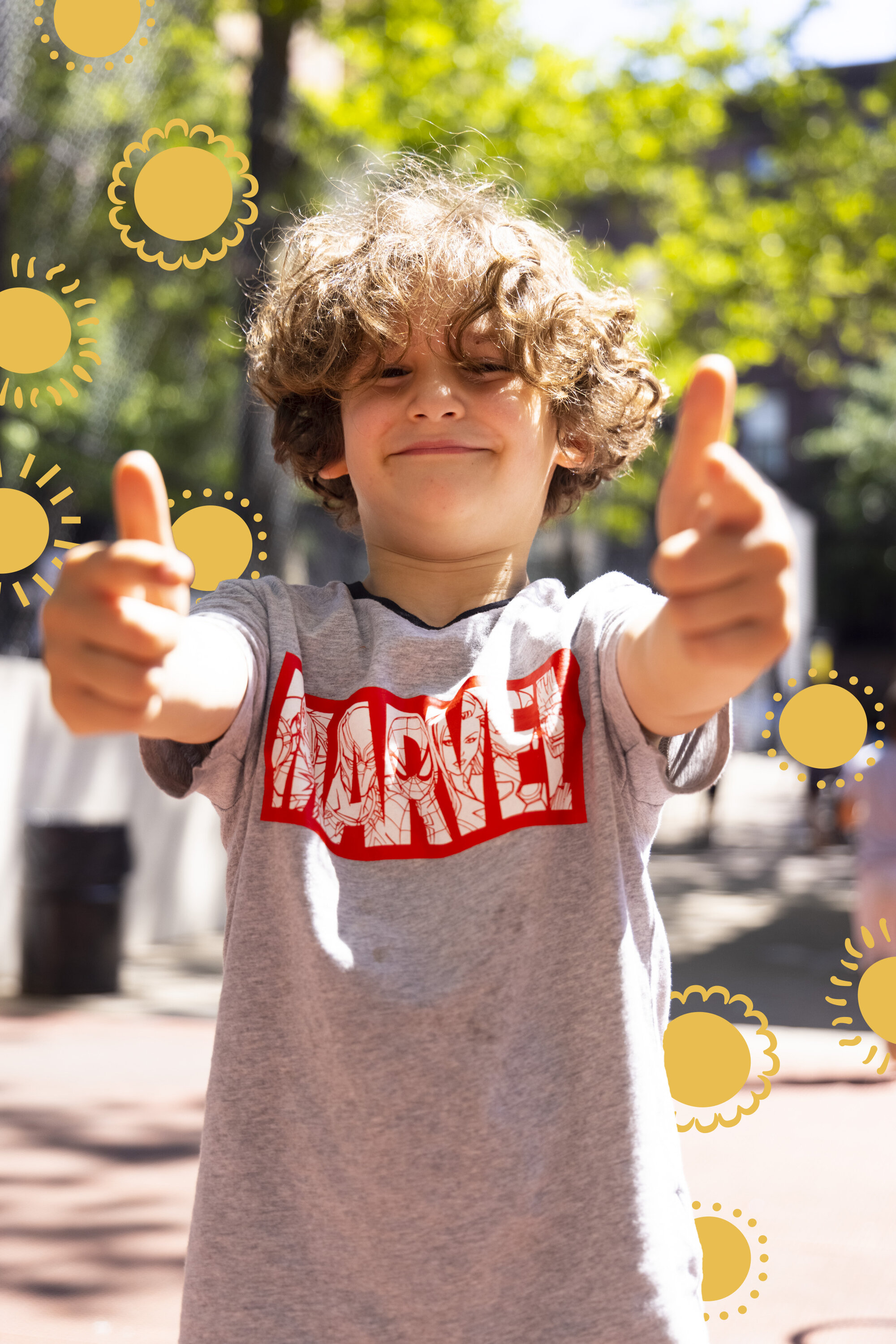 Togetherhood student giving thumbs up